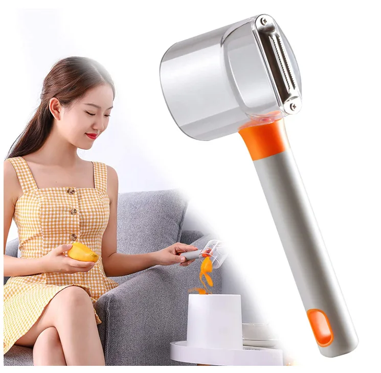 

Collect Cup Peeler3 In 1 Multifunctional Vegetable Fruit Peeler Potato Kitchen Knife Household Planer Scraping Durable Tool