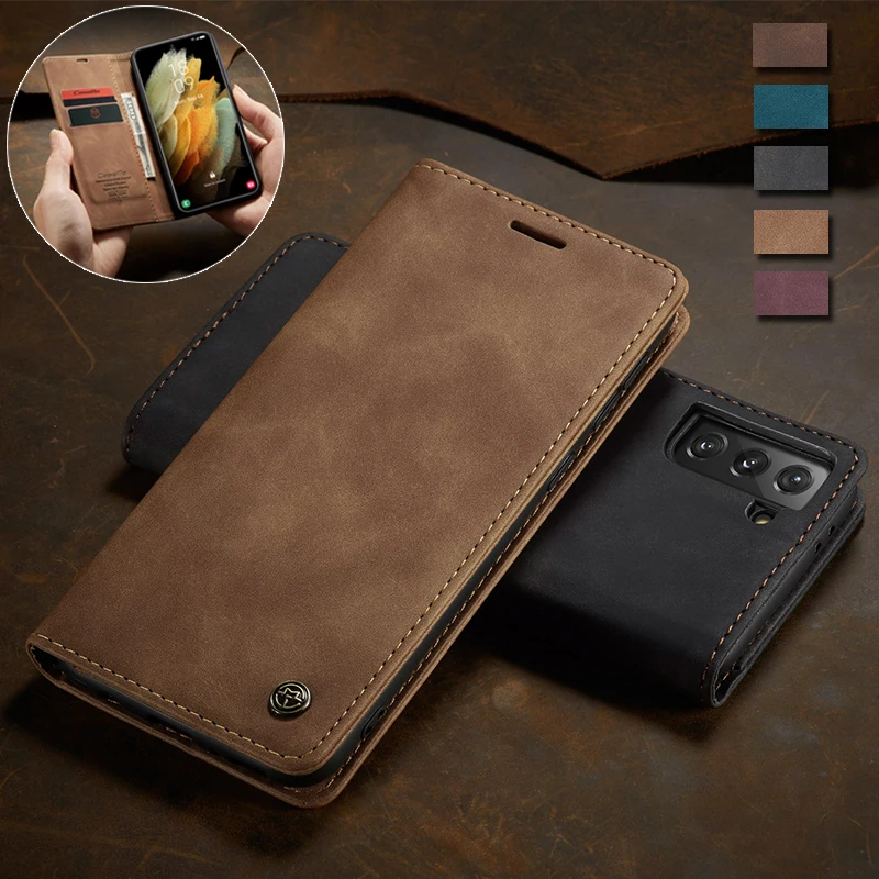 Чехол-бумажник для Samsung Galaxy S21 S20 Note20 Ultra M31 A21S A10 A20 A30 A40 A50 A70 A20E A10S A20S кожаный