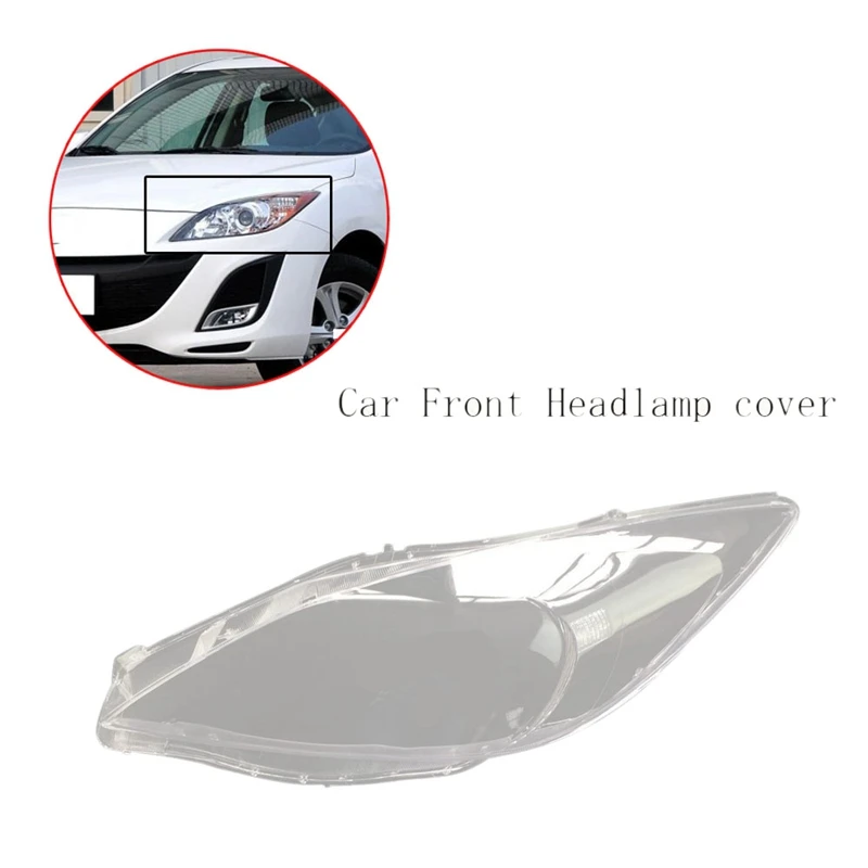 DHBH-1PC Автомобильная Передняя фара Крышка для Mazda 3 M3 2011- фара Водонепроницаемая прозрачная линза Авто оболочка Крышка