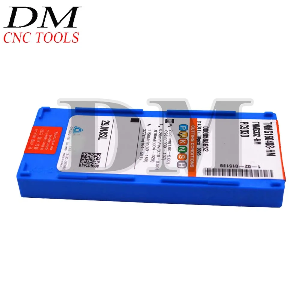 10 шт./кор. TNMG160408-HM PC9030 TNMG332 HM Превосходное качество поворотные твердосплавные вставки инструменты