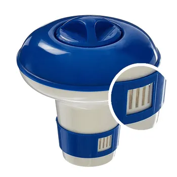 

5 inch Deluxe Large Blue and White Floating Swimming Pool Chlorine Dispenser pool filter pool cleaner пылесос для бассейна