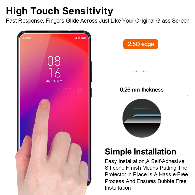 10 шт. 2.5D Закаленное стекло для Xiaomi Redmi K20 Pro Y3 Y2 Y1 Lite Защитная пленка для экрана Redmi 8 8A 7 Pro 7A S2
