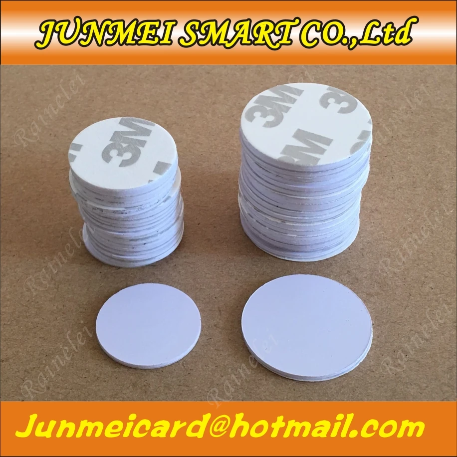 400 шт. TK4100(EM4100) RFID 125 кГц 3M наклейки монеты 20 мм смарт-метки карты контроля доступа только для чтения