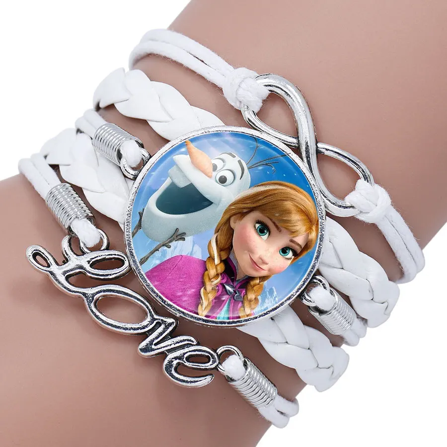 Frozen 2 Elsa Anna Princess Cartoon Bracelet