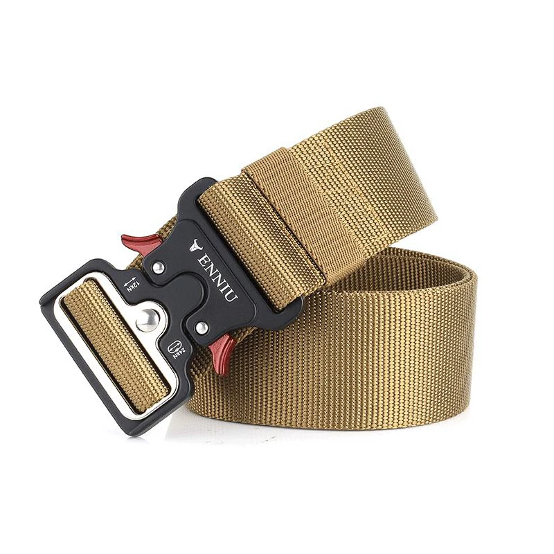 Günstig 5,0 CM Breit Tactical Nylon Gürtel Multi zweck Cobra Schnallen Armee Gürtel Männer der Bewaffneten Militärische Ausbildung Hohe Qualität taille Gürtel