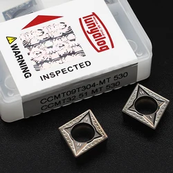 Cermet inserts CCMT09T304 MT 530 outils de tournage internes, qualité Cermet carbure insertion tour Cutter 