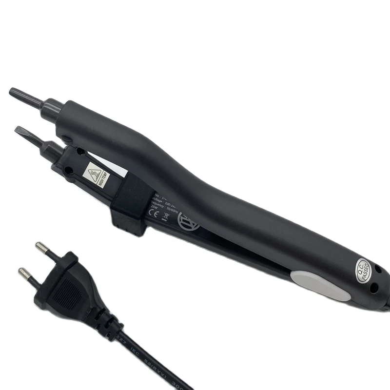 Hot Fusion Iron for Hair Extension Heat Hair Connector 220 Degree Nail Tip Extension Iron
