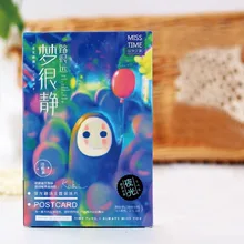 30 листов/Упаковка Горячая милый без лица человек светящаяся открытка подарок на день рождения набор карт открытка