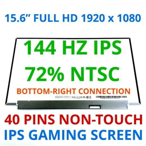 15 6 'ɿull HD IPS ЖК-экран панель дисплея фото 144 Гц 72% NTSC 40PIN 1920*1080 FHD | Компьютеры и