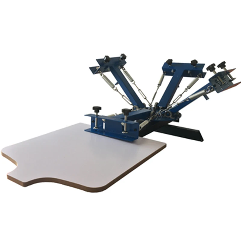 4 Farbe 1 Station Siebdruck Maschine T-Shirt Drucker Presse Ausrüstung cool 4 Farbe 1 Station Siebdruck Maschine T-Shirt Drucker Presse Ausrüstung cool