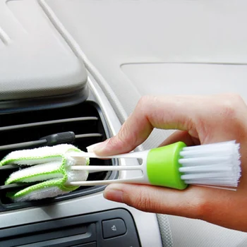 

new Multifunction High Quality Blinds Duster Brush Washable Double Ended Home Cleaner Car Air Vent