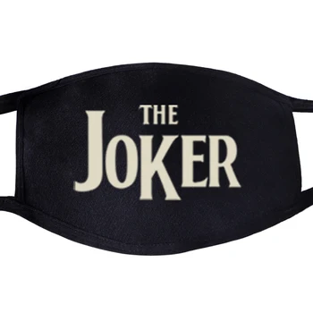 

Joker Unisex Mouth Black Half Mouth Mask Anti Dust Quarantine Anti-bacterial Dust Villain Eric Border Jack Napier Black Masks