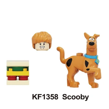 

KF1358 Scooby Cartoon Movie Tiger King Building Blocks Netflix Figures Model Toys For Children Gifts KF1356 KF1357