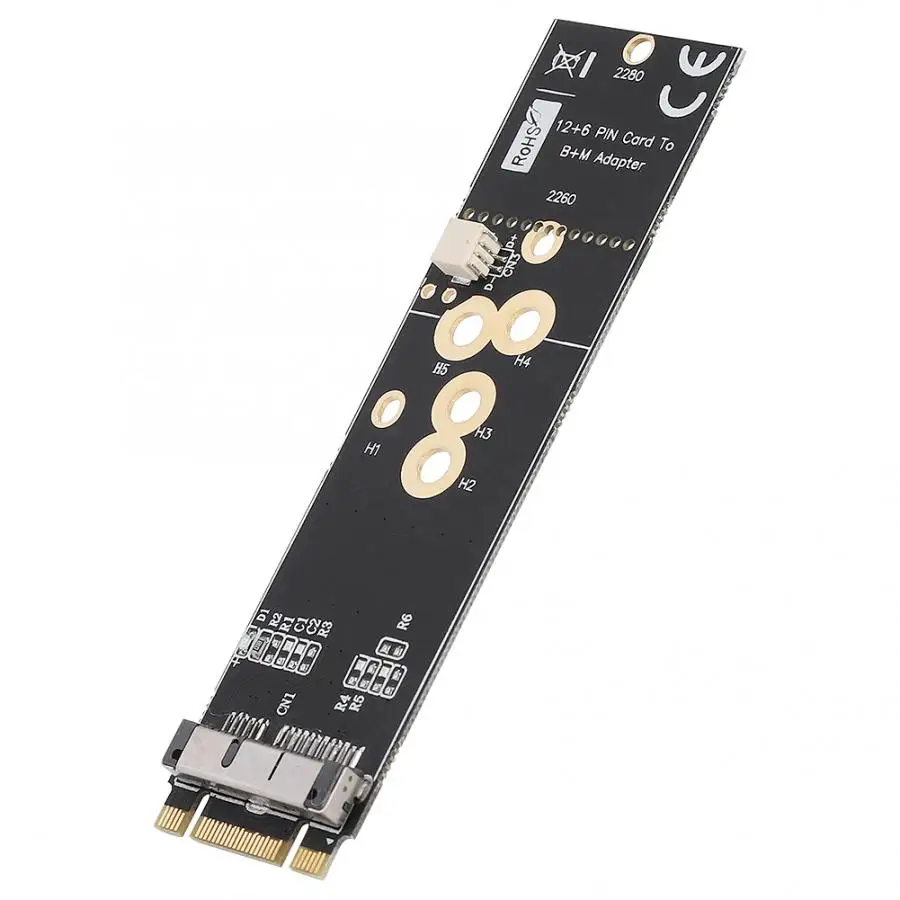 BCM94360CD/43602CS Беспроводной сетевая карта для M.2 NVME SSD адаптер для настольного компьютера NGFF ключ B+ M
