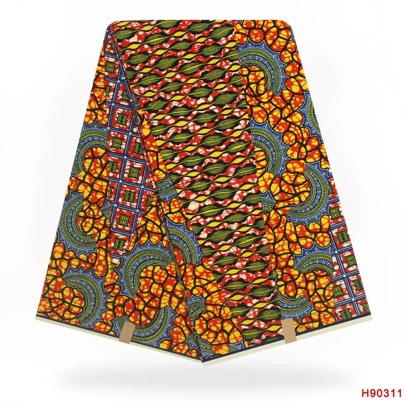Анкара Африканский воск настоящий голландский воск ткань Африка принты ткань хлопок высокое качество Швейные Платья материал 6 ярдов