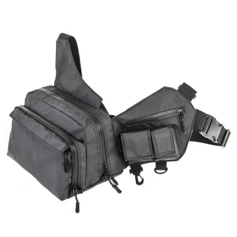 

Large Capacity Multifunctional Durable Fishing Bag Messenger Waist Shoulder Bag Waterproof Fishing Lure Reel Line Tackle Storage