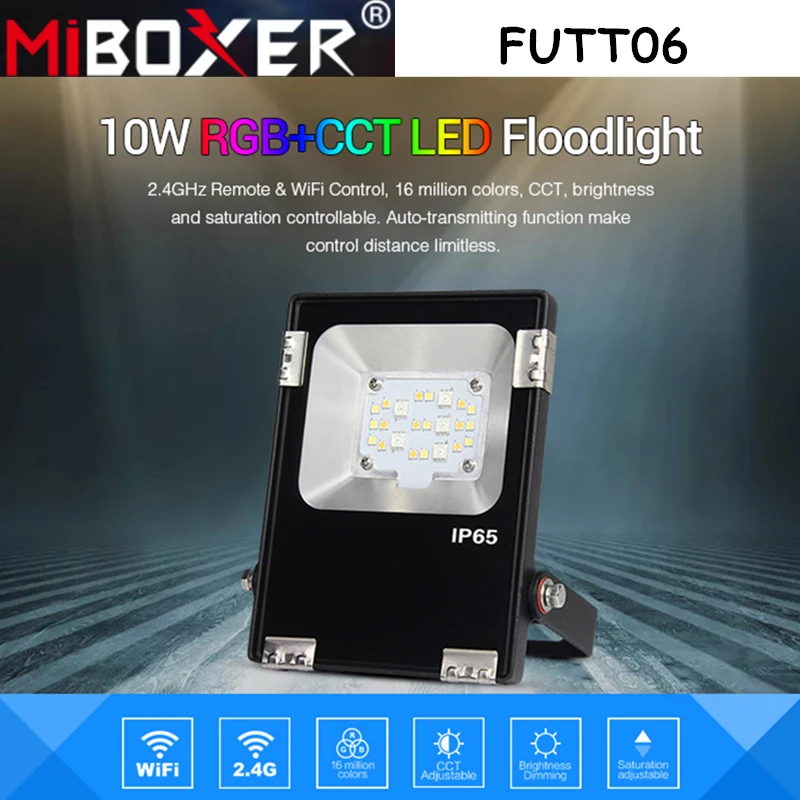 AC110V-220V 10W 20W 30W 50W 100W RGB+CCT LED Floodlight Lamp Outdoor Light Waterproof FUTT02 FUTT03 FUTT04 FUTT05 FUTT06 FUTT07 solar powered security lights