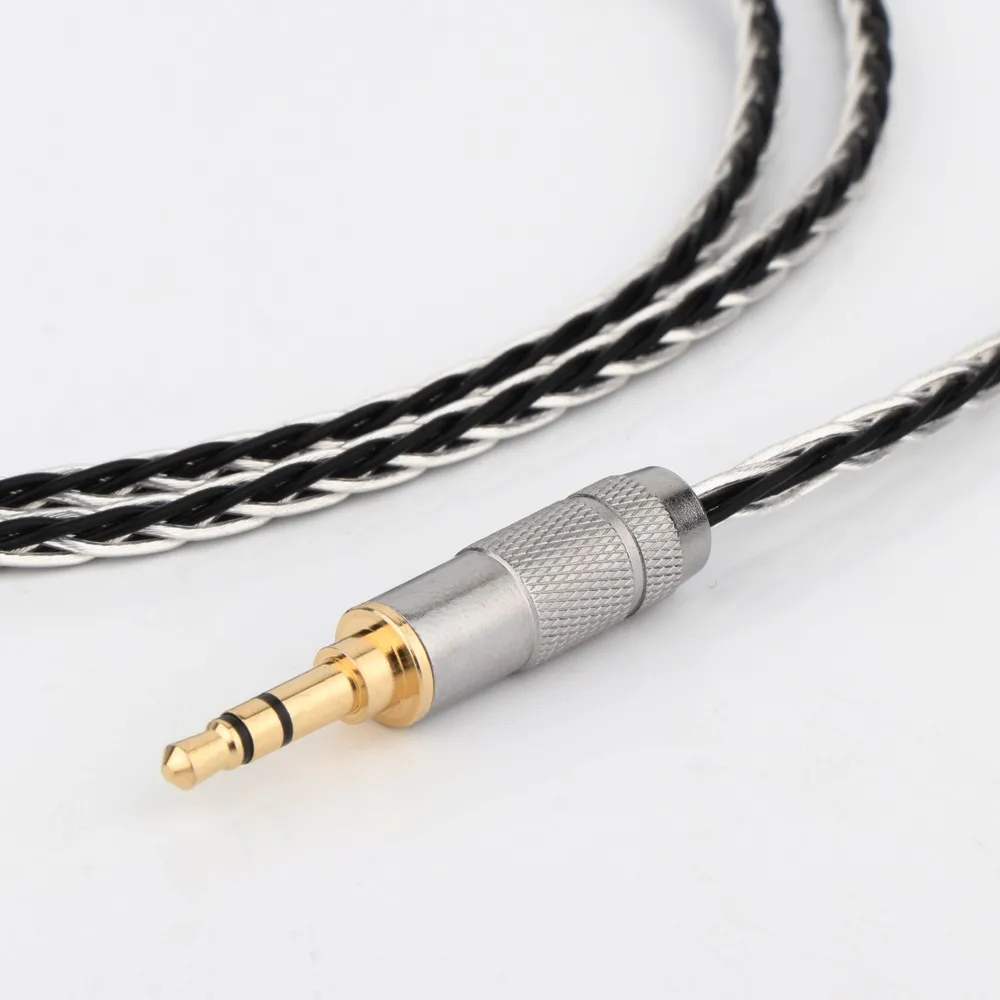 3,5 mm 2,5 mm XLR 4,4 mm 8-adriges versilbertes OCC-Kopfhörerkabel für HD580 HD600 HD650 HDxxx HD660S HD58x HD6xx – Detail 2