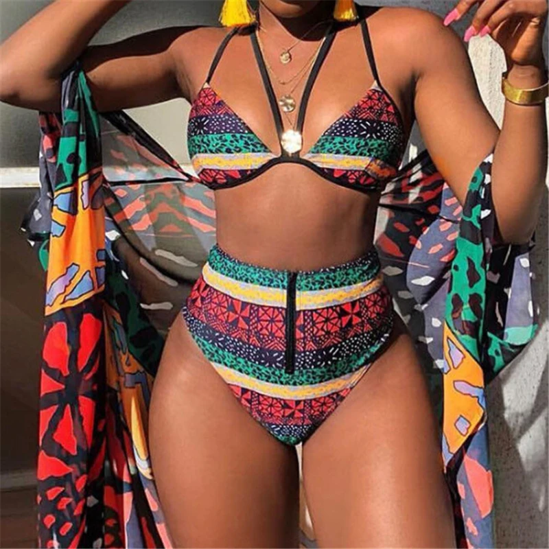

Bikini 2020 Women Sets Swimwear Push-up Bra High Waist Shorts Swimsuit Bathing Suit Ladies Bathing Suit Beachwear Woman Swimsuit