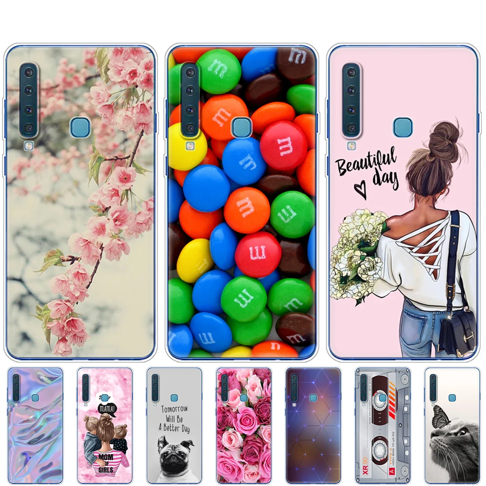 For Samsung Galaxy A9 2018 Case Cover Silicone TPU Phone Cases A920F A920 SM-A920F Covers | Мобильные телефоны и