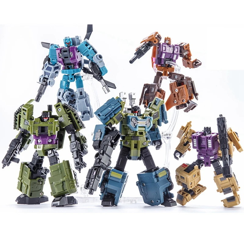 Трансформация Bruticus 5в1 G1 PT05 PT-05 негабаритных 27 см фигурка робота детские игрушки комбинация деформации Коллекция Модель