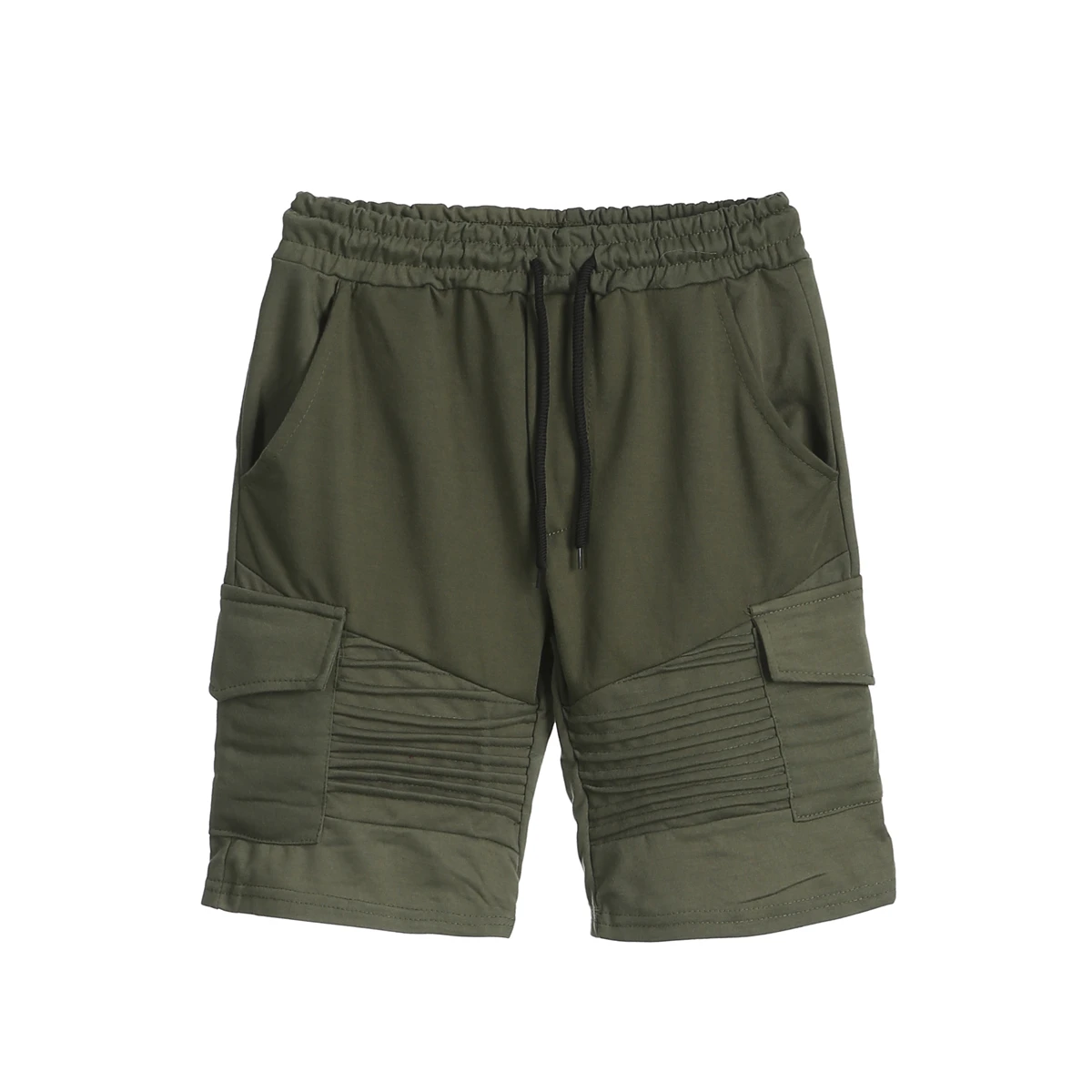 Mens Cargo Shorts Casual Army Combat Camo Summer Camping Shorts Bottoms - Цвет: Зеленый