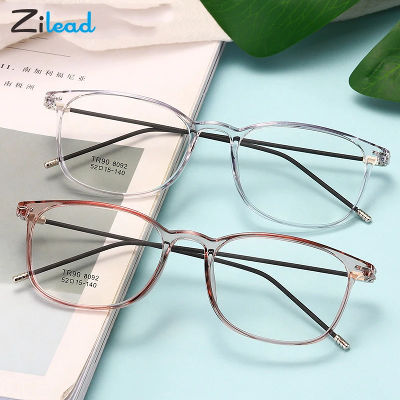 Zilead TR90 очки в оправе для мужчин и женщин мужские близорукости ультралегкие