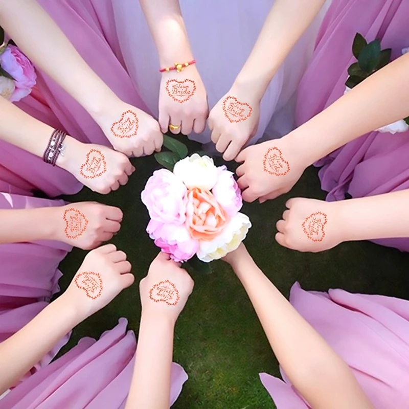 Девичник, с надписью "Bride To Be" девичник вечерние свадебный душ Свадебная вечеринка украшения для невесты курица вечерние аксессуары для татуировки Стикеры