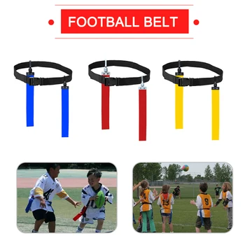 

Flag Football Set Premium Football Gear Flag Football Training Belt Football Tag Belts Red Yellow Blue