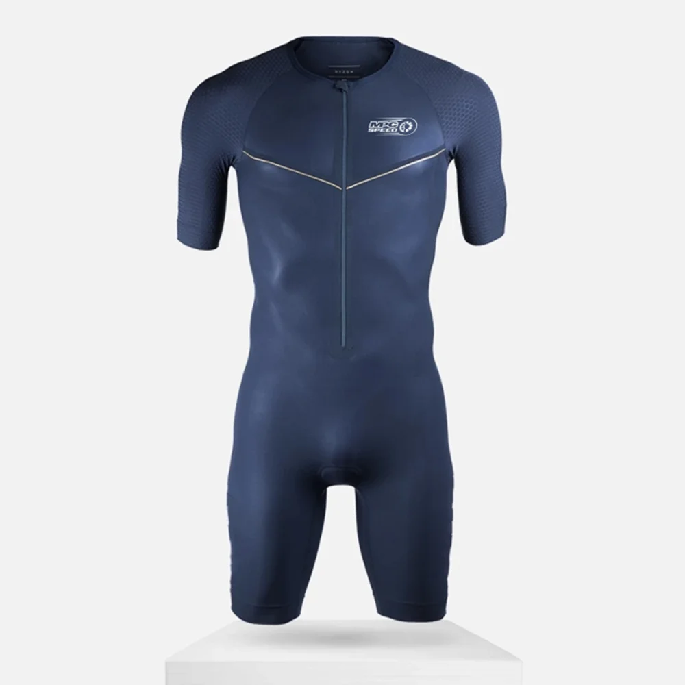 mpc speed Triathlon Suit Men's Road Bike Cycling jumpsuit Clothing Ropa De Ciclismo 2021 Skinsuit Cycling Jersey Set Bodysuit 4