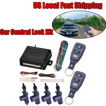 

Anti Theft Keyless Practical Central Door Alarm Car Lock Kit Universal Easy Install Intelligent Rotation Security Quick Remote