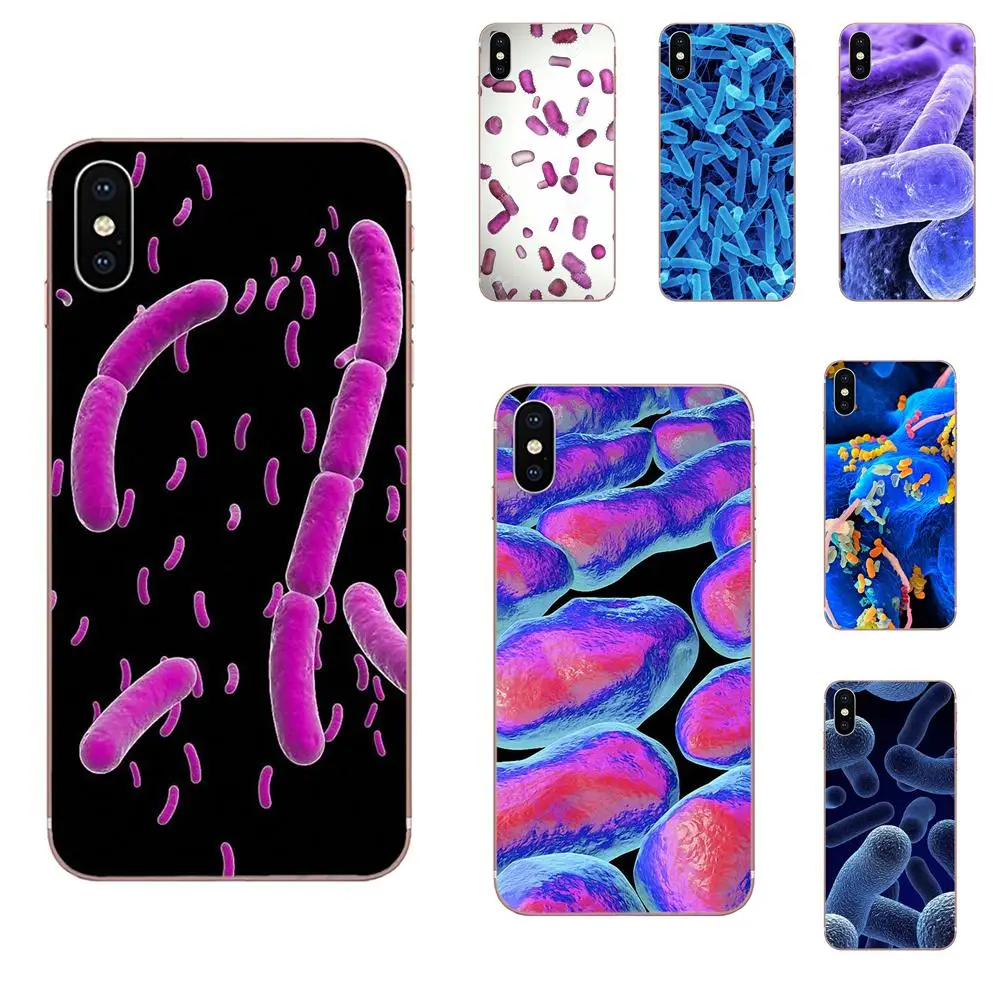 

Microbes Red Coque Shell Transparent Shell Phone Case For Xiaomi Redmi Mi 4 7A 9T K20 CC9 CC9e Note 7 9 Y3 SE Pro Prime Go Play
