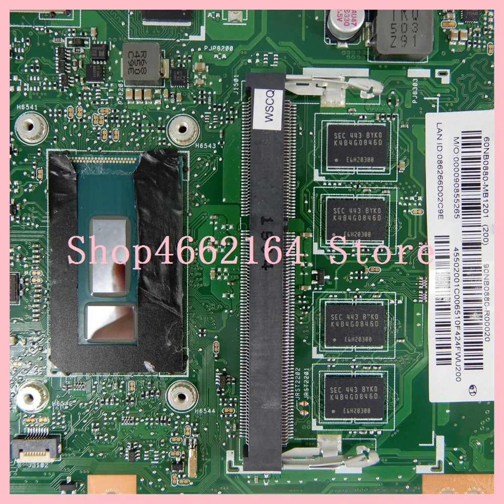  TP550LD Motherboard 4GB RAM i5-4210 CPU GT820M mainboard For ASUS TP550 TP550L TP550LD TP550LJ TP55