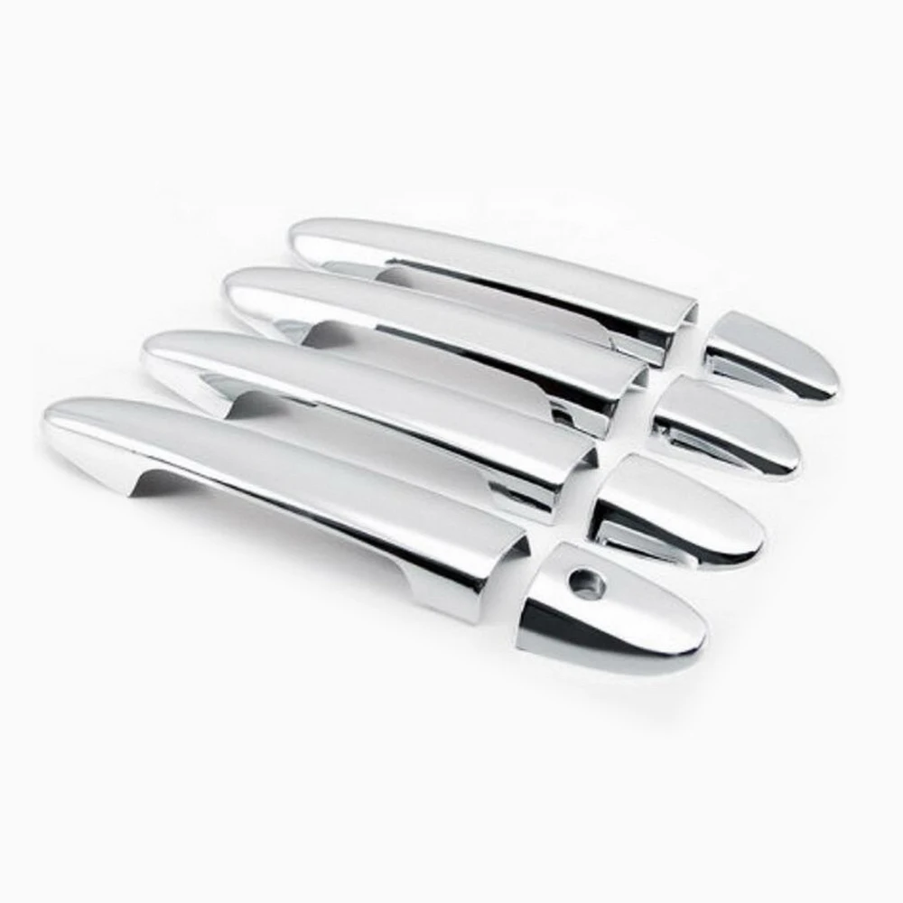 

For KIA K2 RIO Sedan 2011 2012 2013 2014 New Chrome Car Exterior Door Handle Cover ABS Outside Auto Accessories Sticker