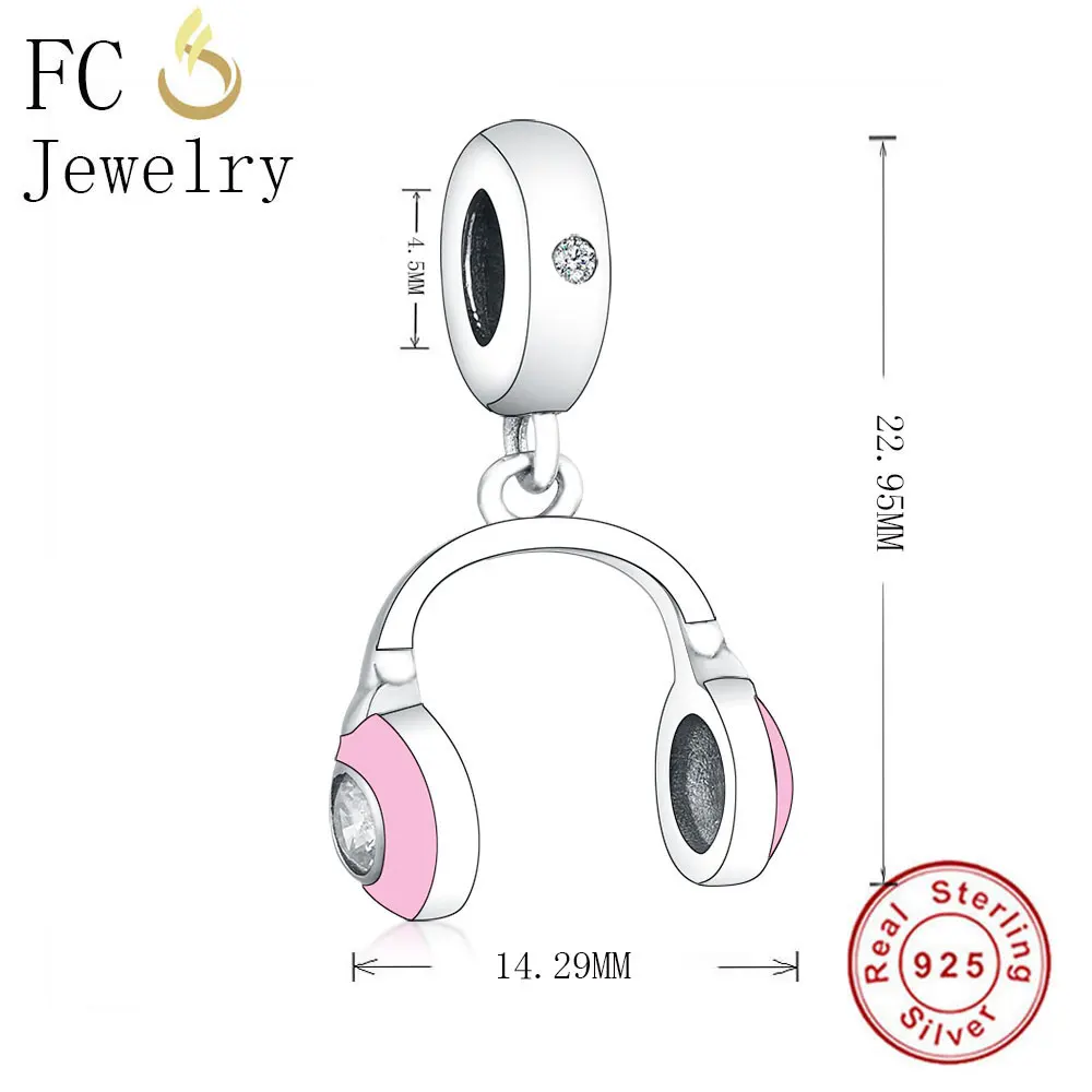 FC Jewelry подходит для оригинального BrandCharm браслета из стерлингового серебра 925