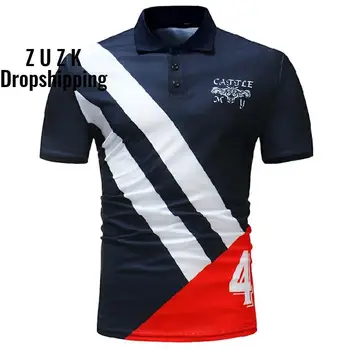 

New Fashion Brand Men Polo Shirt Casual Patchwork Camisa Polo Masculino Men Short Sleeve Cotton Shirt Jerseys Polo Shirts