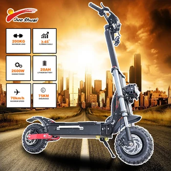 

Electric Scooter 60V 3200W Dual Motor 60V26AH lithium battery 11"powerful Electric skateboard for Everyone Off-Road Tire Scooter