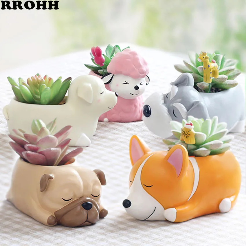 Macetas Suculentas De Cerámica Nórdica Con Agujeros Geométricos Mini Macetas Vidriadas Macetas De Jardineria Oficina Escritorio Bonsai Macetas Estilo 7 Dynwavemx Maceta Suculenta