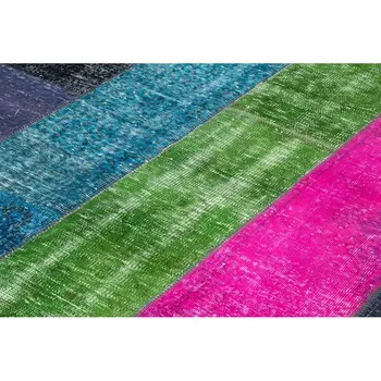 

200x300 Cm Multicolor Handmade Patchwork Rug-7x10 Ft