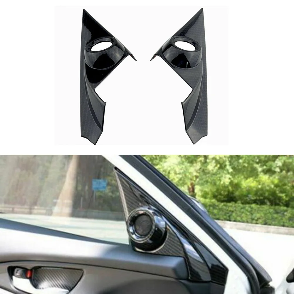 Прочная и практичная крышка колонки A-Pillar из углеродного волокна для Honda Civic 2016-2020