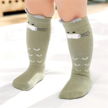 

Winter Christmas Deer Sock Cute Wool 3D Straight Sock Baby Thermal Warm Animal Xmas Socks Socks Christmas Gift For Kids