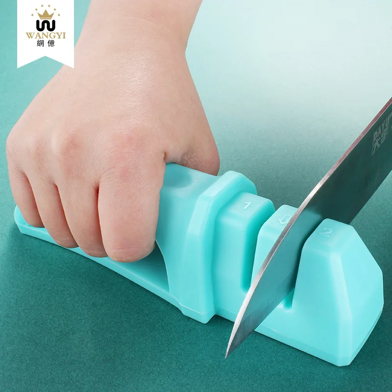 

New sharpening artifact plastic household outdoor manual fast sharpening stone Multi-function sharpener kitchen tool