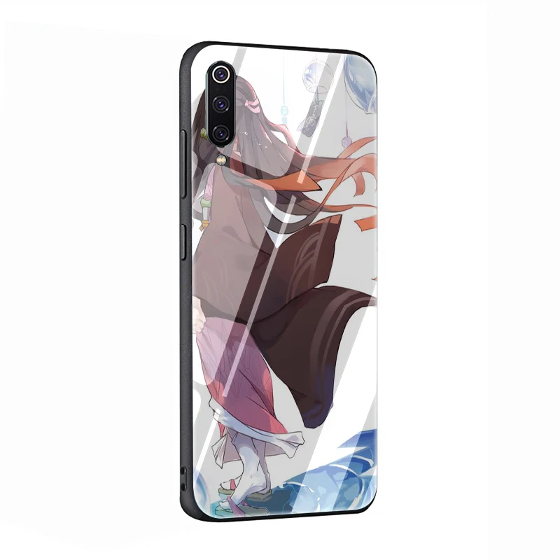 G1 EWAU аниме Kimetsu no Yaiba закаленное стекло чехол для телефона Xiaomi 5X6X8 Lite 9 A1 A2 F1 Remdi 4X 6A Note 5 6 7 pro - Цвет: G1