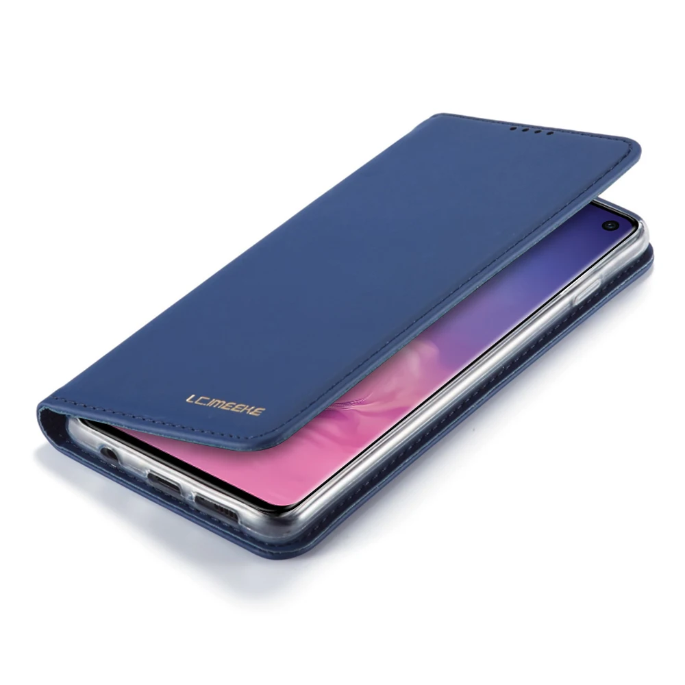 LLZ. COQUE кошелек полный чехол для samsung Note10 Plus S10 S10e чехол для Galaxy A50 A70 M10 Кожаный противоударный магнитный держатель для карт