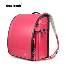 

Coulomb 2022 New Design Randoseru Fashion School Bags Girl mochila infantil Japanese Student Kids Large Schoolbag sac a dos