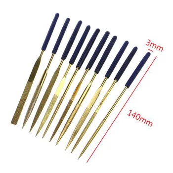 

Flat Needle Files Square Mirrors Tiles Ceramics 10pcs Workshop Supplies