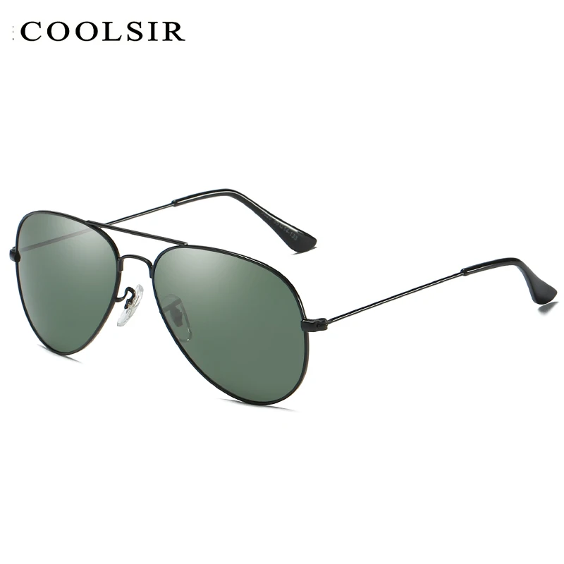 COOLSIR New Design Aviation Alloy Frame HD Polarized Sunglasses For Men UV400 Protection gafas de sol hombre 3025