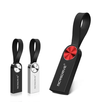 

3 color Wholesale metal usb flash drive 64GB 32GB 16GB flash drive portable Slim memory stick Pendrive Storage flash disk