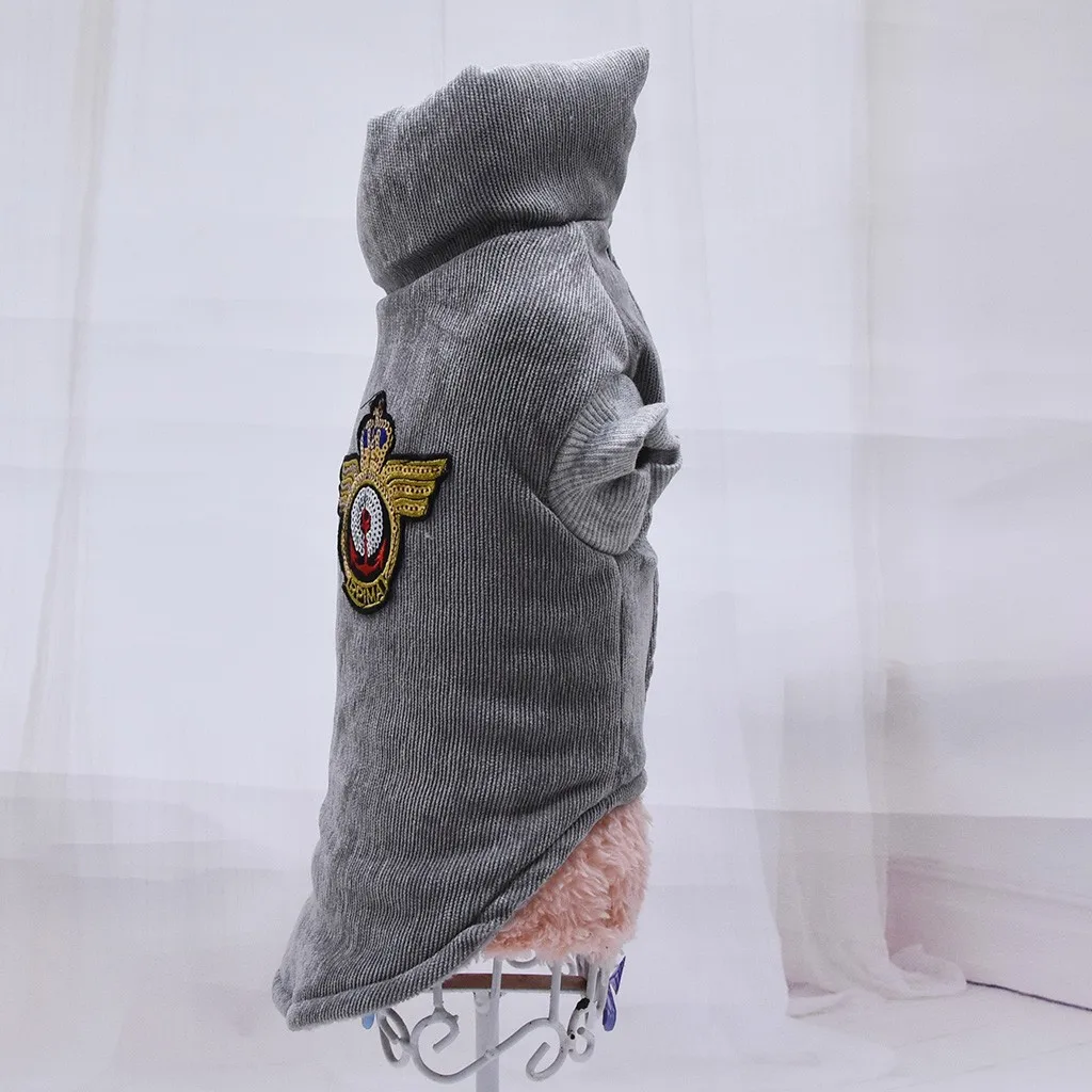 Массажная расческа котенка, одежда для собак, футболка для собак с геометрическим принтом, пальто для щенка, теплая одежда для домашних животных, пальто, толстовка, аксессуары