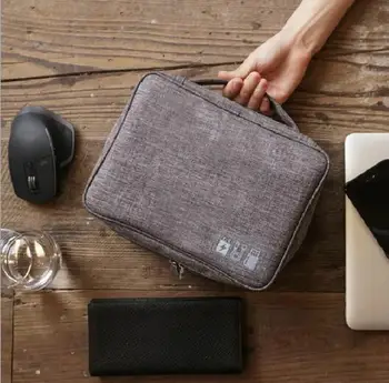 

Cationic polyester data cable storage bag Multi-function digital package